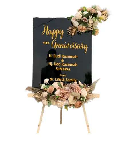 Papan Bunga Akrilik Bomerto